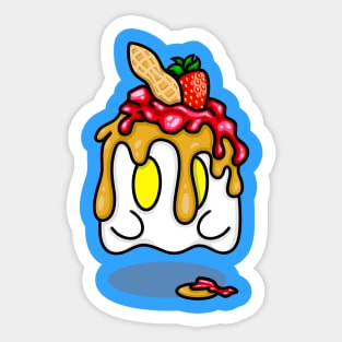 Spooky Sweet: PB&J Sticker